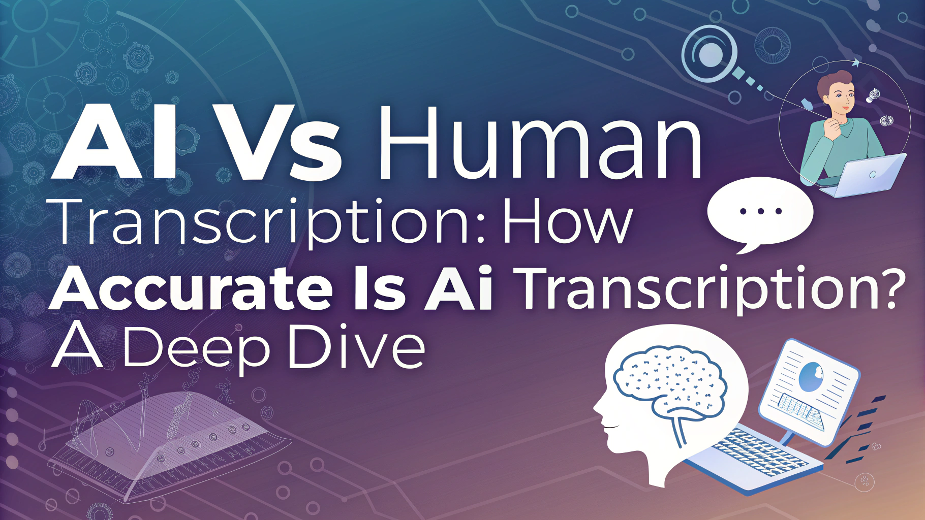 ai vs menselijke transcriptie hoe nauwkeurig is ai transcriptie