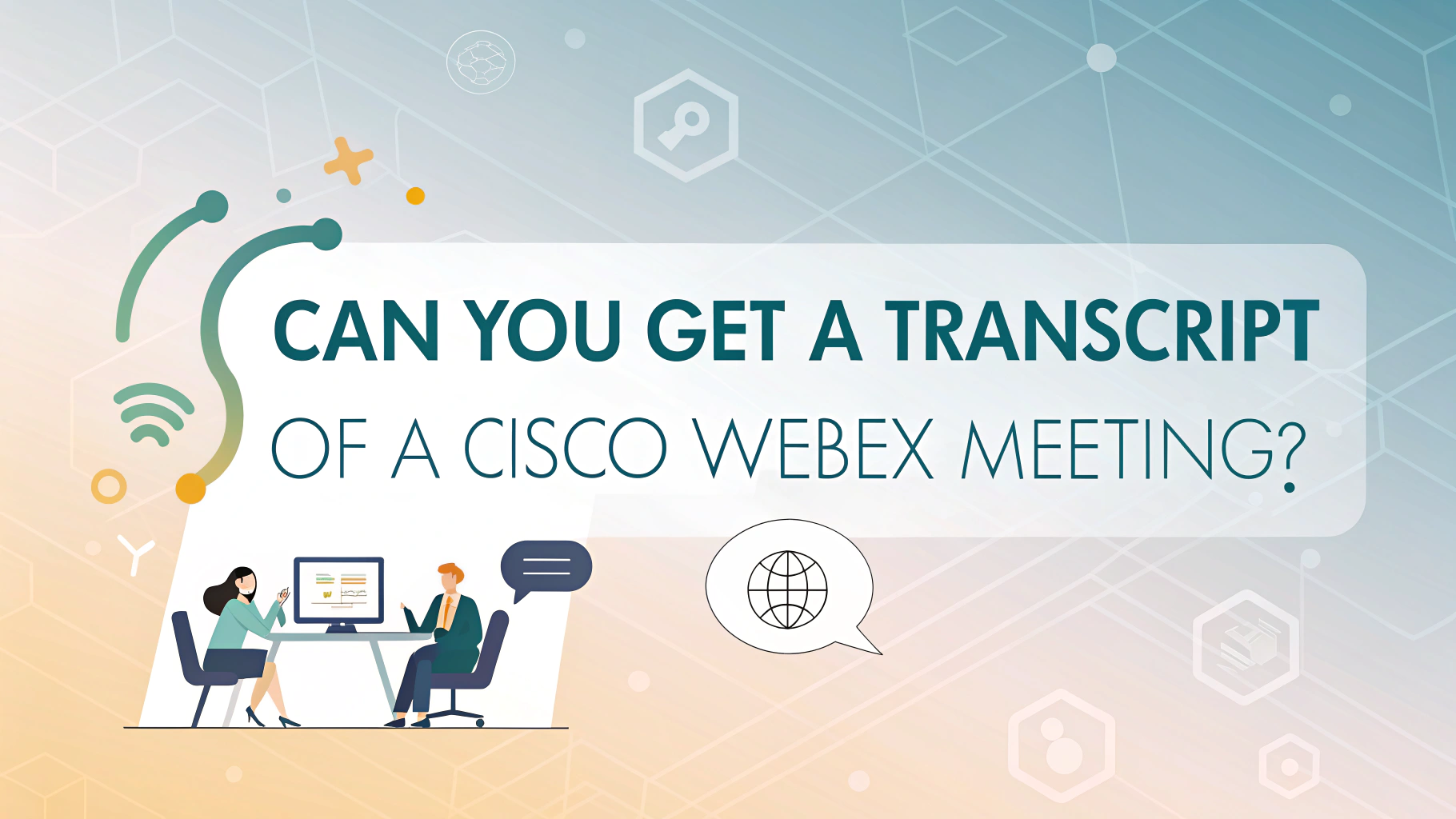 can you get a transcript of a cisco webex meeting automatically