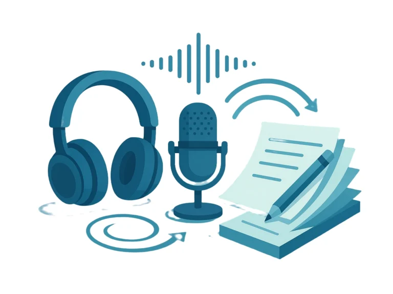 media transcription & editorial efficiency for journalists and media teams