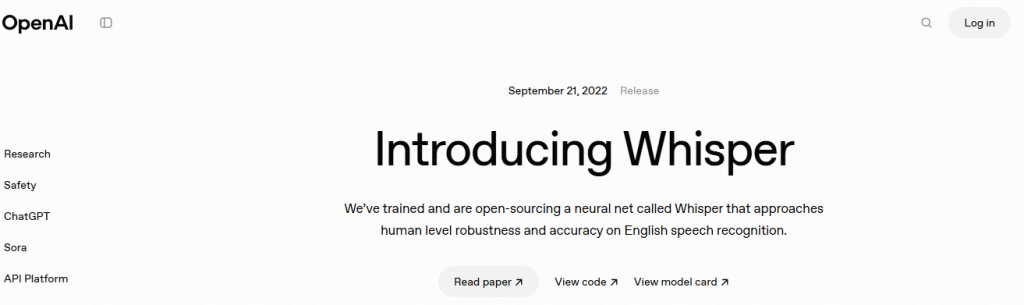 Whisper is a powerful open-source ASR model