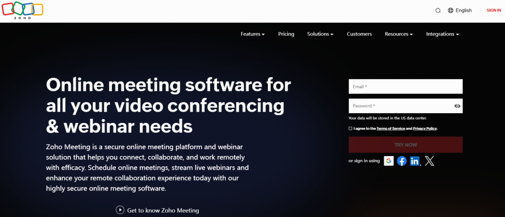 Record Your Zoho Meeting