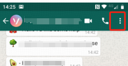 Tap on the Three Dots of whatsapp chat to summarize it