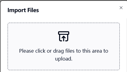 Most modern transcription tools support drag-and-drop functionality