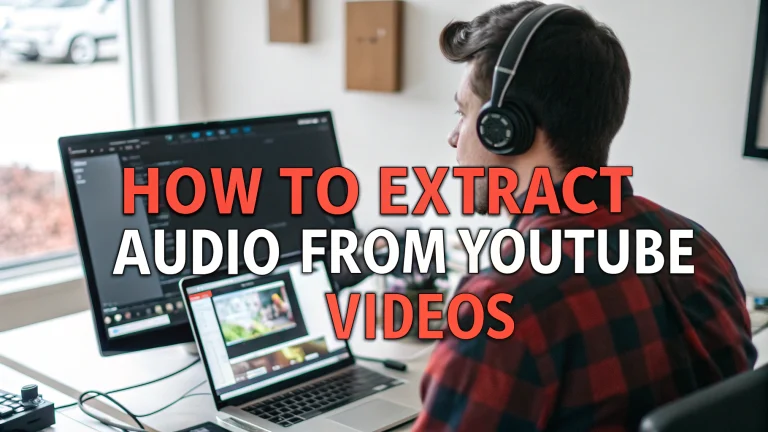 how to extract audio from youtube videos