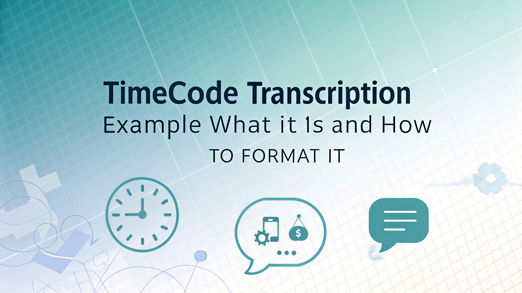 exemple de transcription du timecode : qu'est-ce que c'est et comment le formater ?