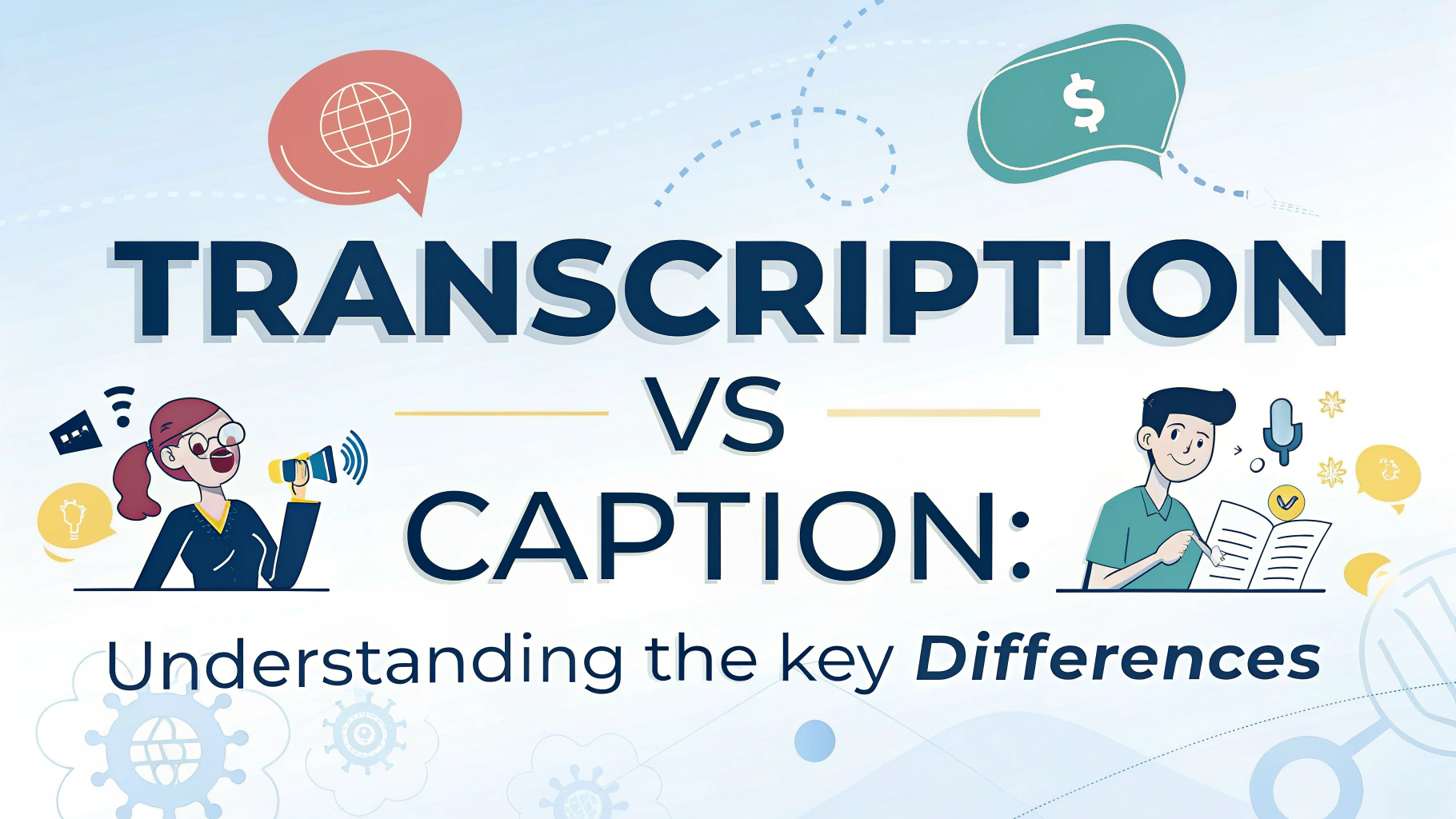 transcription vs caption understanding the key differences