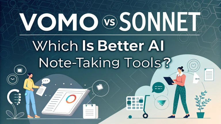 vomo vs sonnet which is better ai note taking tools