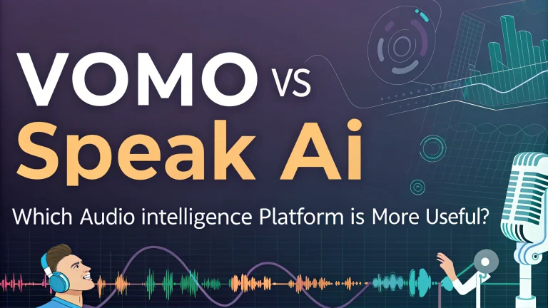 vomo vs speak ai which audio intelligence platform is more useful