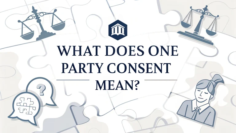 what does one party consent mean