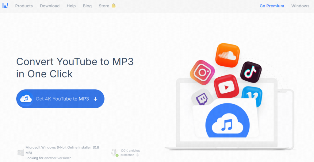 2.4K YouTube 转 MP3(桌面应用程序)