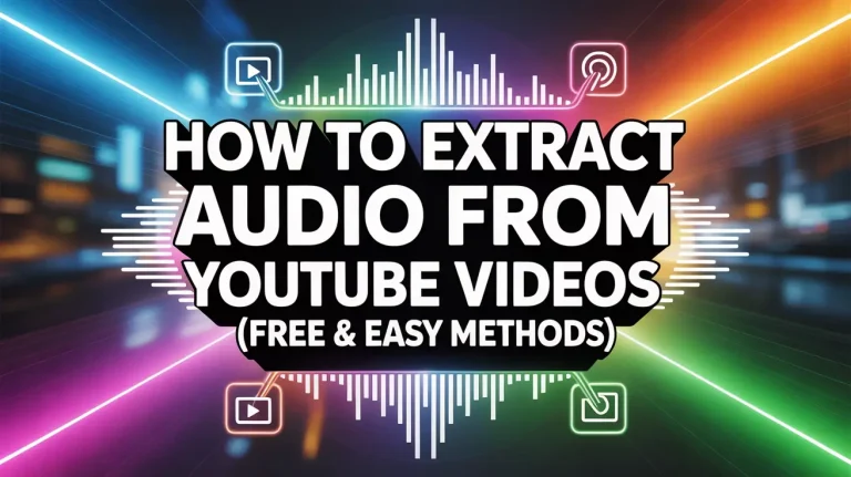 Hoe audio extraheren uit YouTube-video's (gratis en eenvoudige methoden)