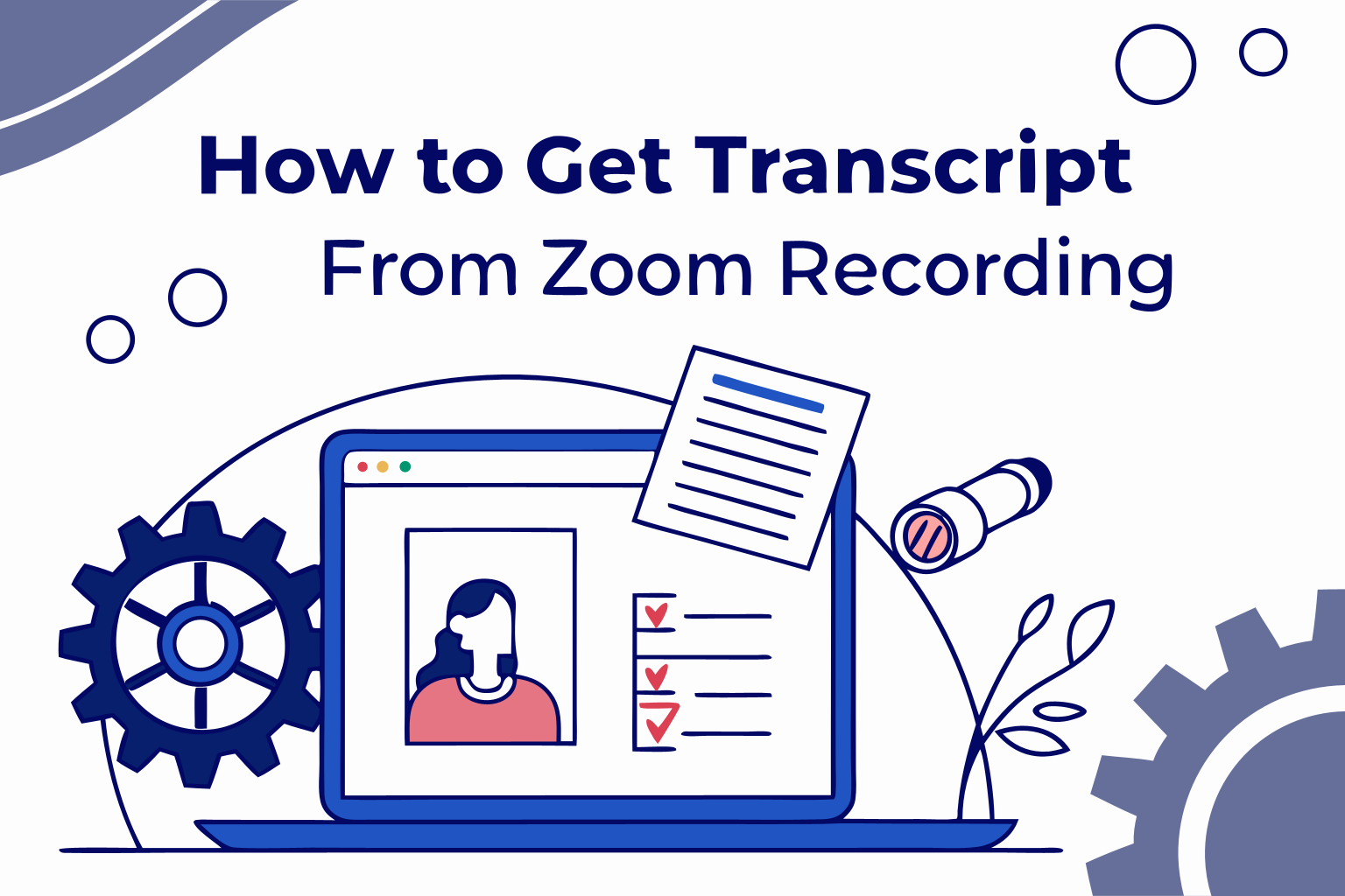 how to get transcript from zoom recording