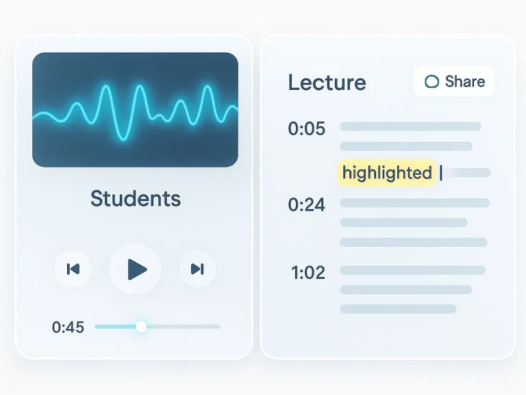 record lectures and take notes simultaneously