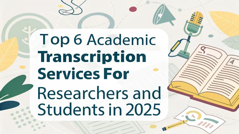 top 6 academische transcriptiediensten voor onderzoekers en studenten in 2025