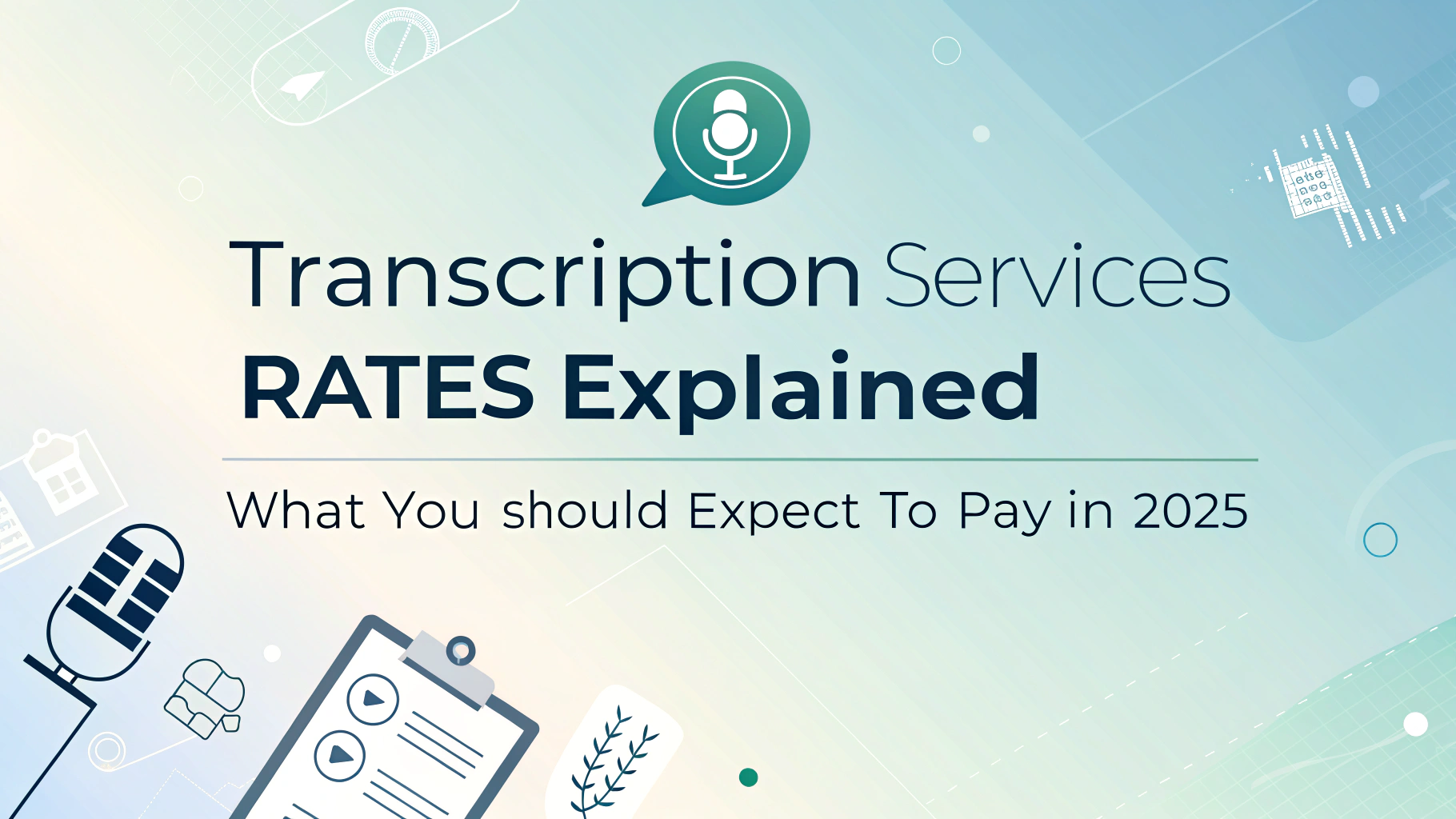 transcription services rates explained what you should expect to pay in 2025