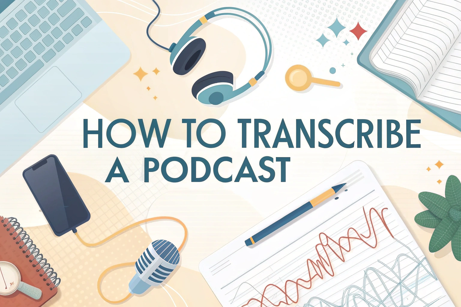Como transcrever um podcast