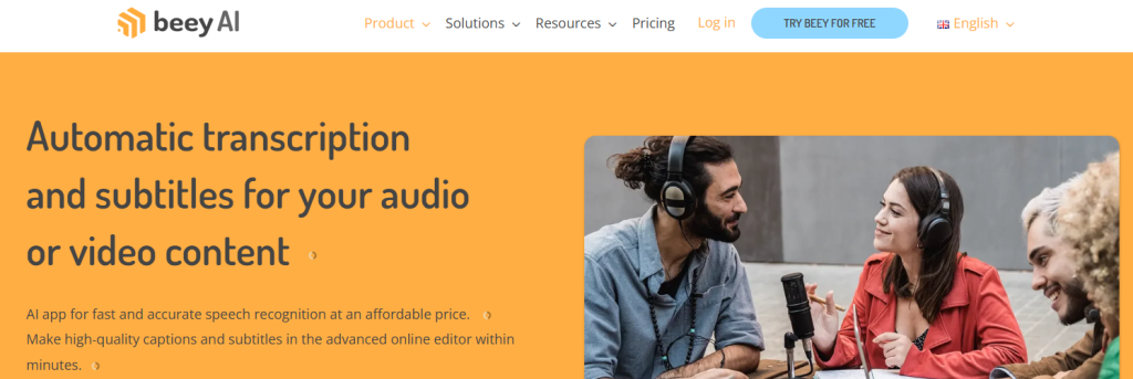  Generate Subtitles with Beey