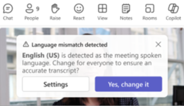 How to Change the Transcription Language