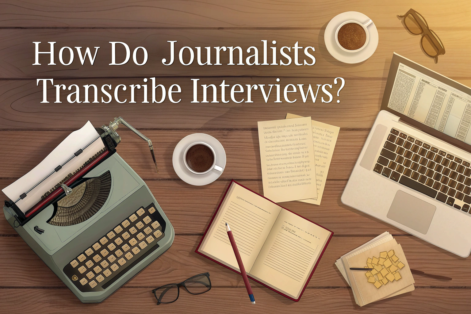 Comment les journalistes transcrivent-ils les interviews ?