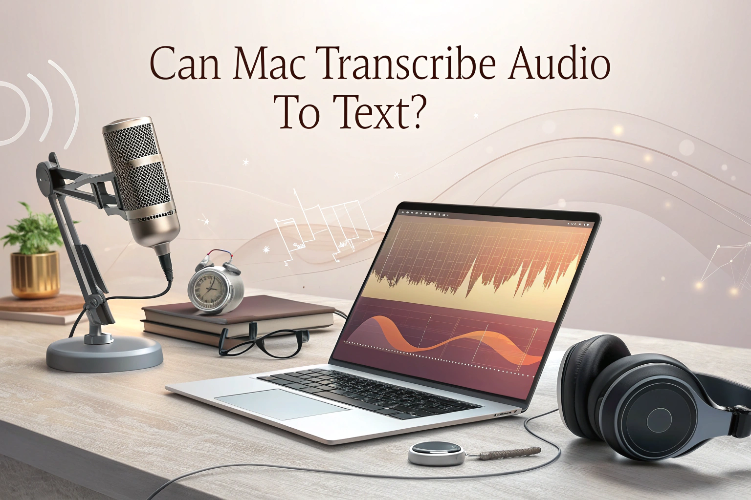 ¿Puede Mac transcribir audio a texto?
