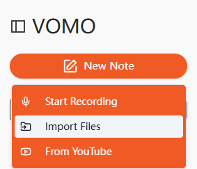 Upload Your MP3 File to VOMO 