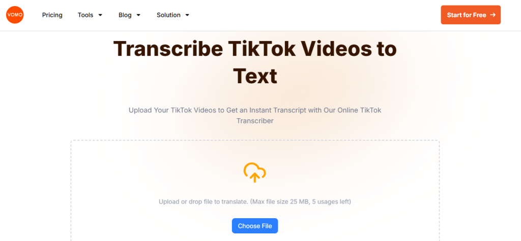 Gratis TikTok til tekst-konverter - transskriber TikTok-videoer online