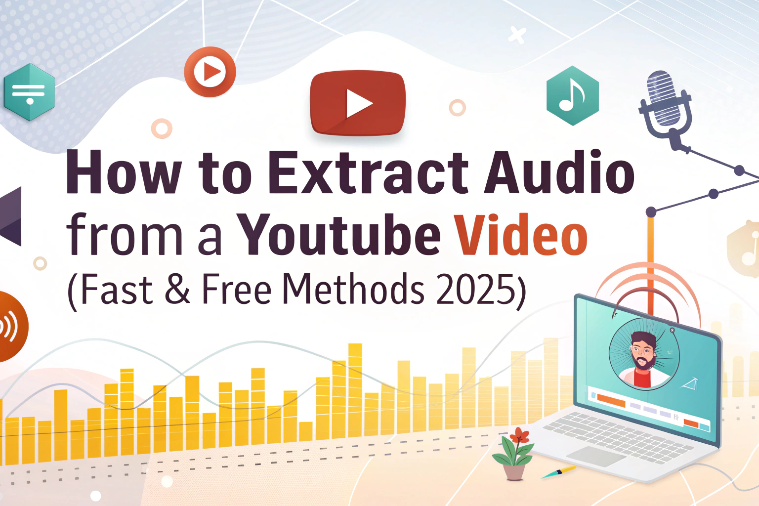 Cómo extraer audio de un vídeo de YouTube (Métodos rápidos y gratuitos 2025)