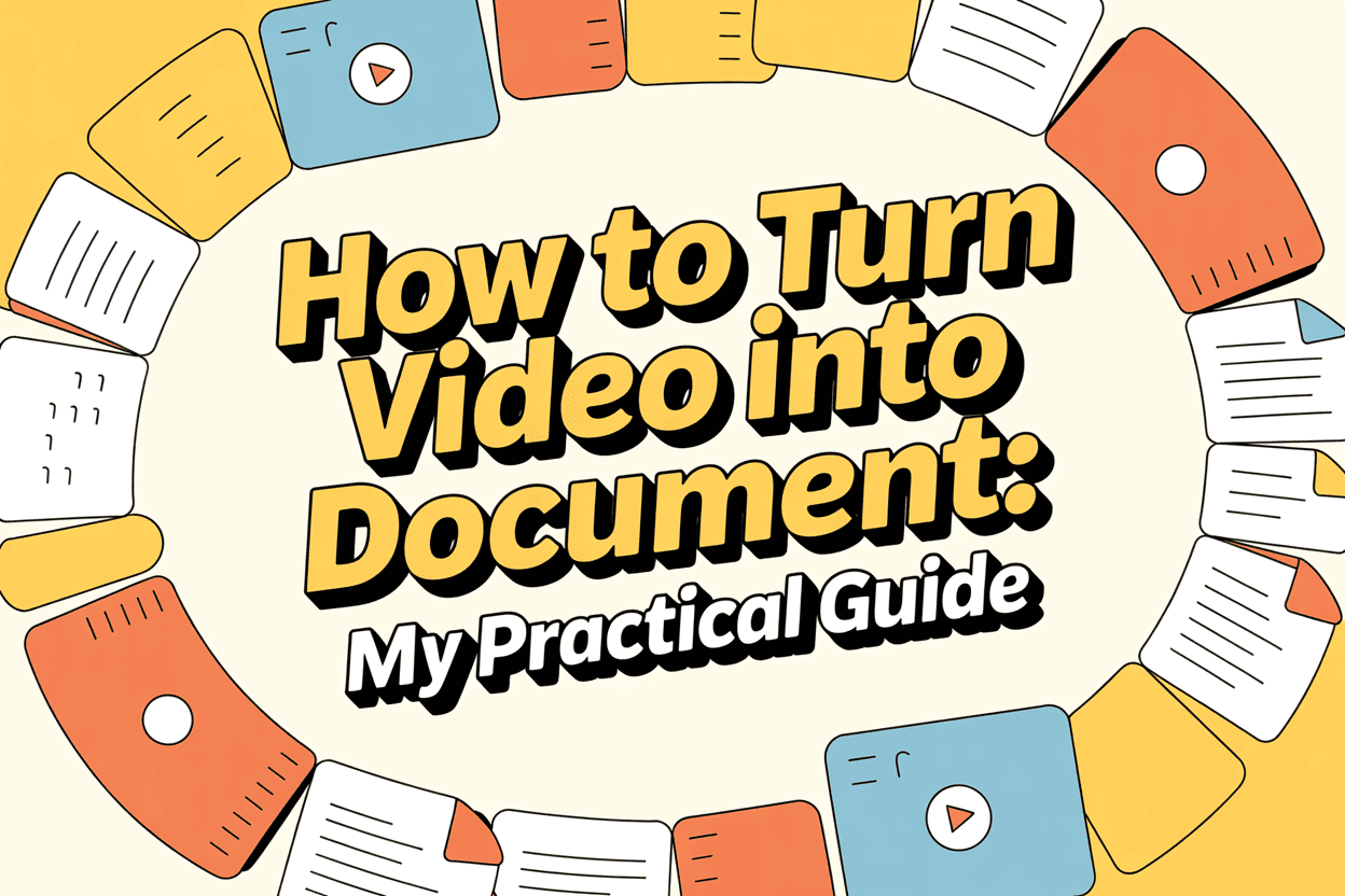 How to Turn Video into Document: My Practical Guide