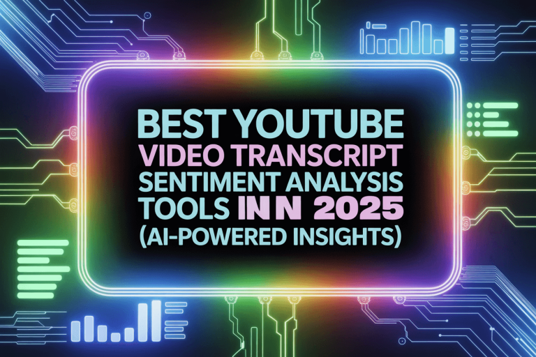 Beste analysehulpmiddelen voor het sentiment in YouTube-video's