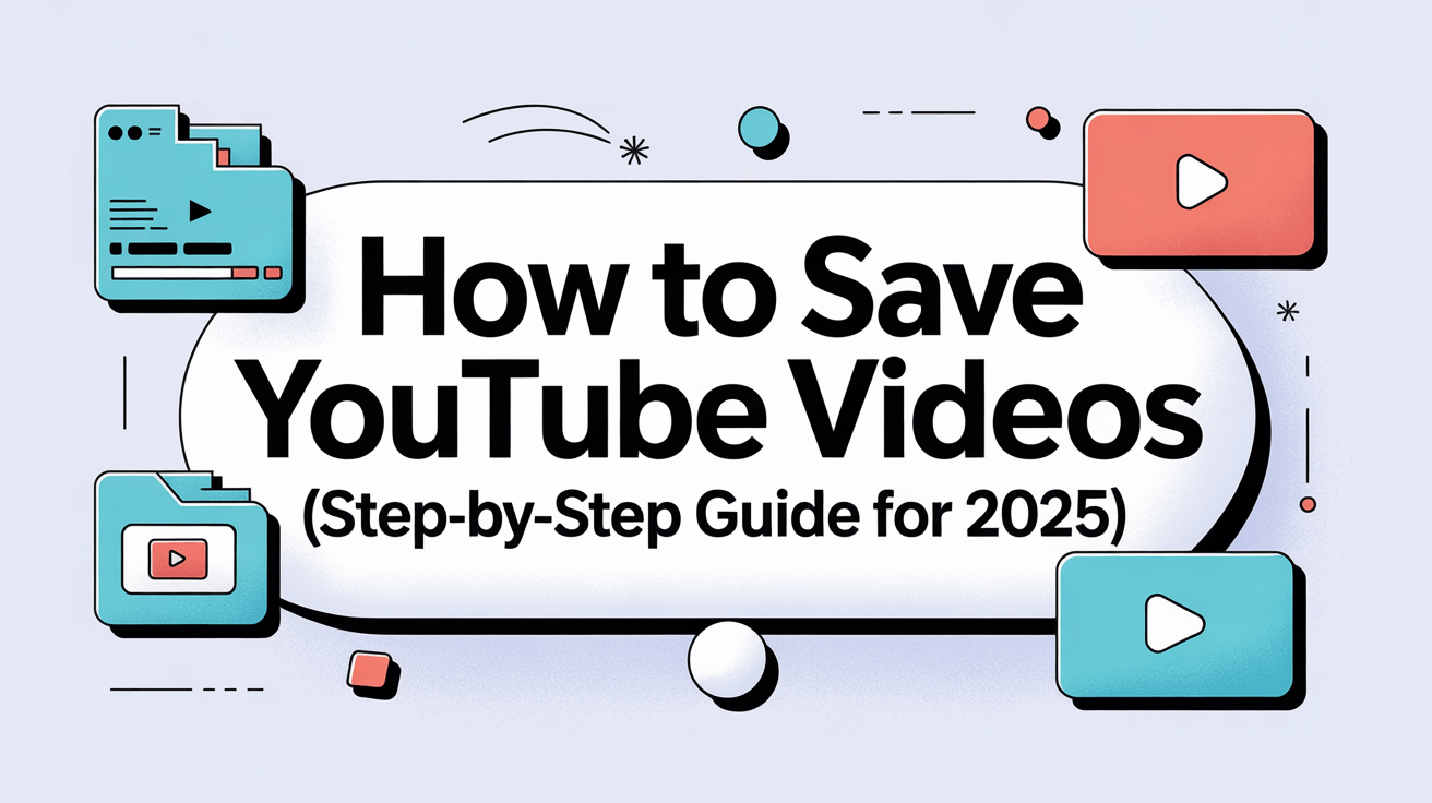 How to Save YouTube Videos (Step-by-Step Guide for 2025)