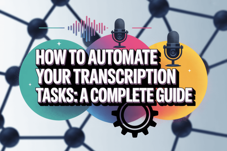 How to Automate Your Transcription Tasks: A Complete Guide