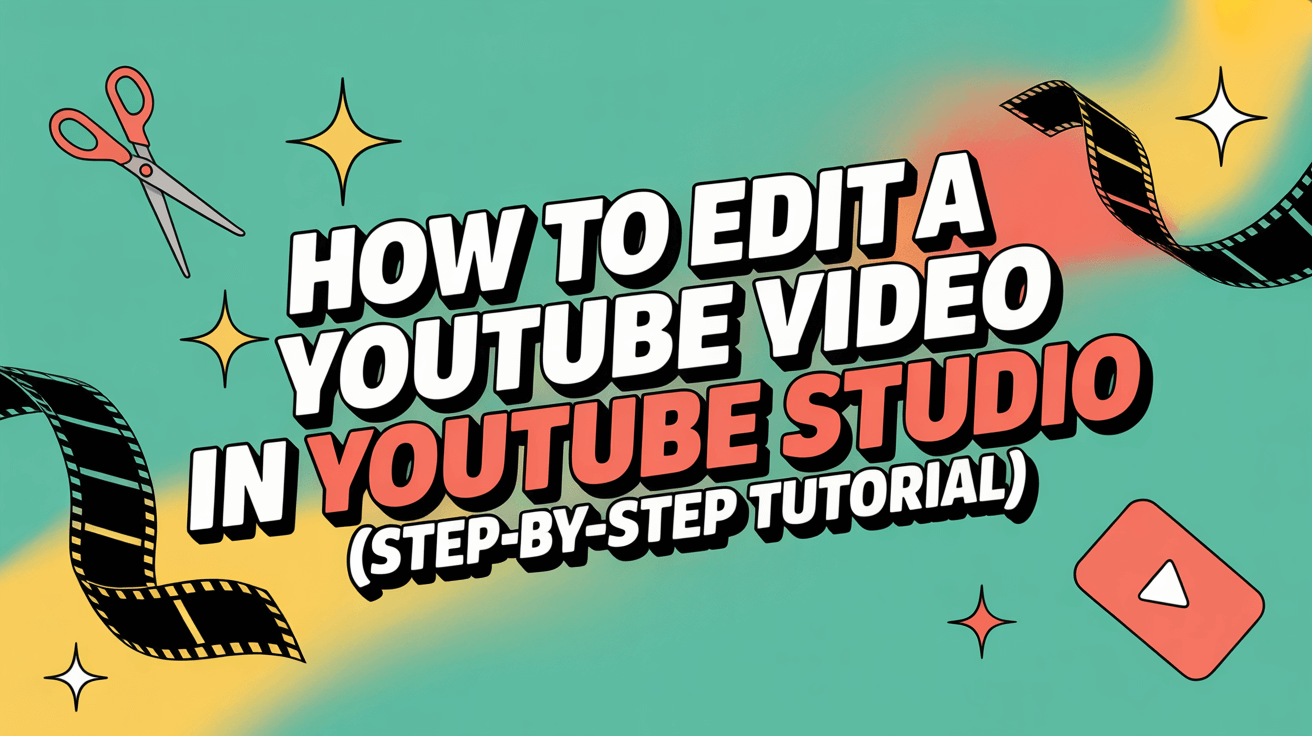 How to Edit a YouTube Video in YouTube Studio (Step-by-Step Tutorial)