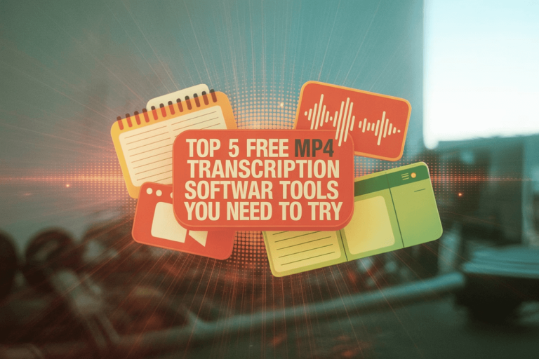 Top 5 Free MP4 Transcription Software Tools You Need to Try
