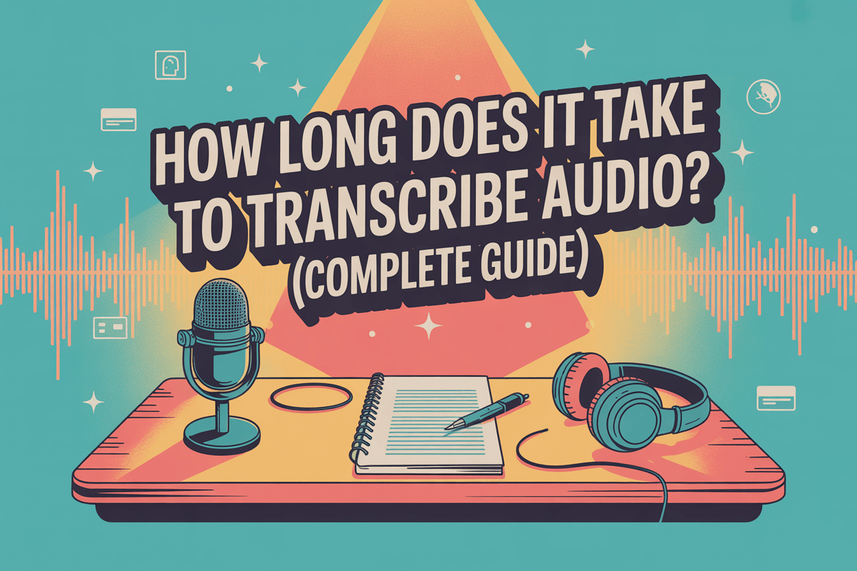 How Long Does It Take to Transcribe Audio? (Complete Guide)