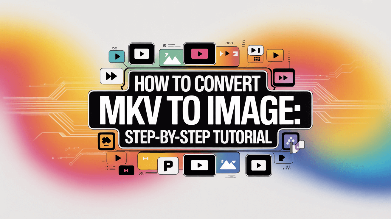 How to Convert MKV to Image
