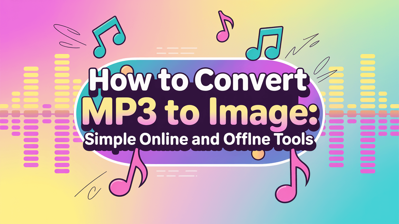 Hoe MP3 omzetten naar afbeelding: Eenvoudige online en offline tools