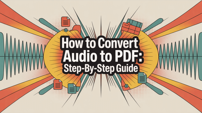 How to Convert Audio to PDF