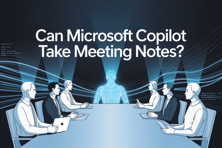 can microsoft copilot take meeting notes