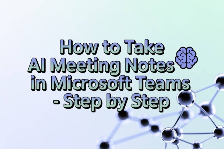 how to take ai meeting notes in microsoft teams
