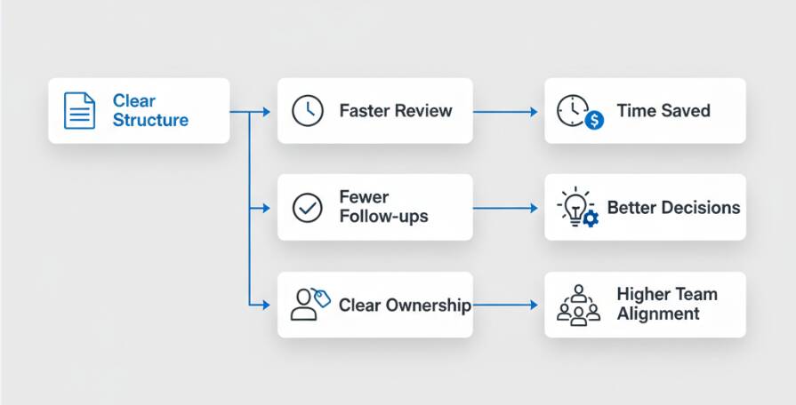 De juiste opmaak van vergadernotities is belangrijk voor de productiviteit