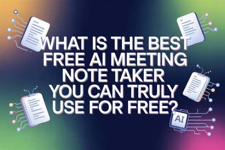 what is the best free ai meeting note taker
