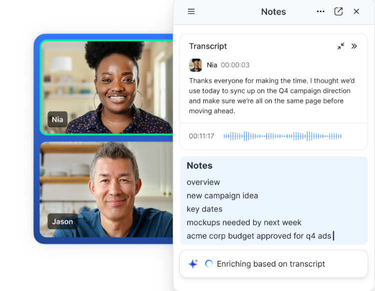 Menggunakan Catatan AI Zoom Sebelum, Selama, dan Setelah Rapat