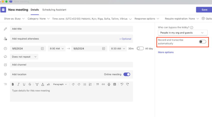 Använd Microsoft Teams funktion för samarbetsanteckningar före mötet