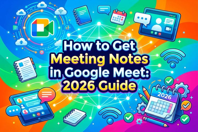 如何在 google meet 中获取会议记录