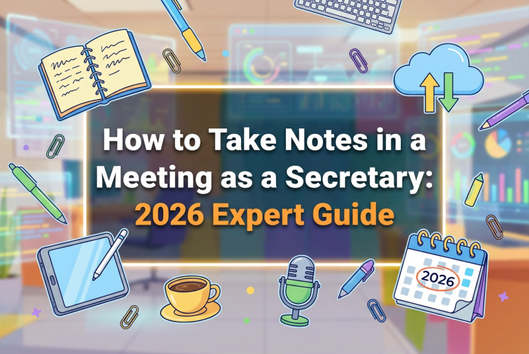 作为秘书如何在会议上做记录